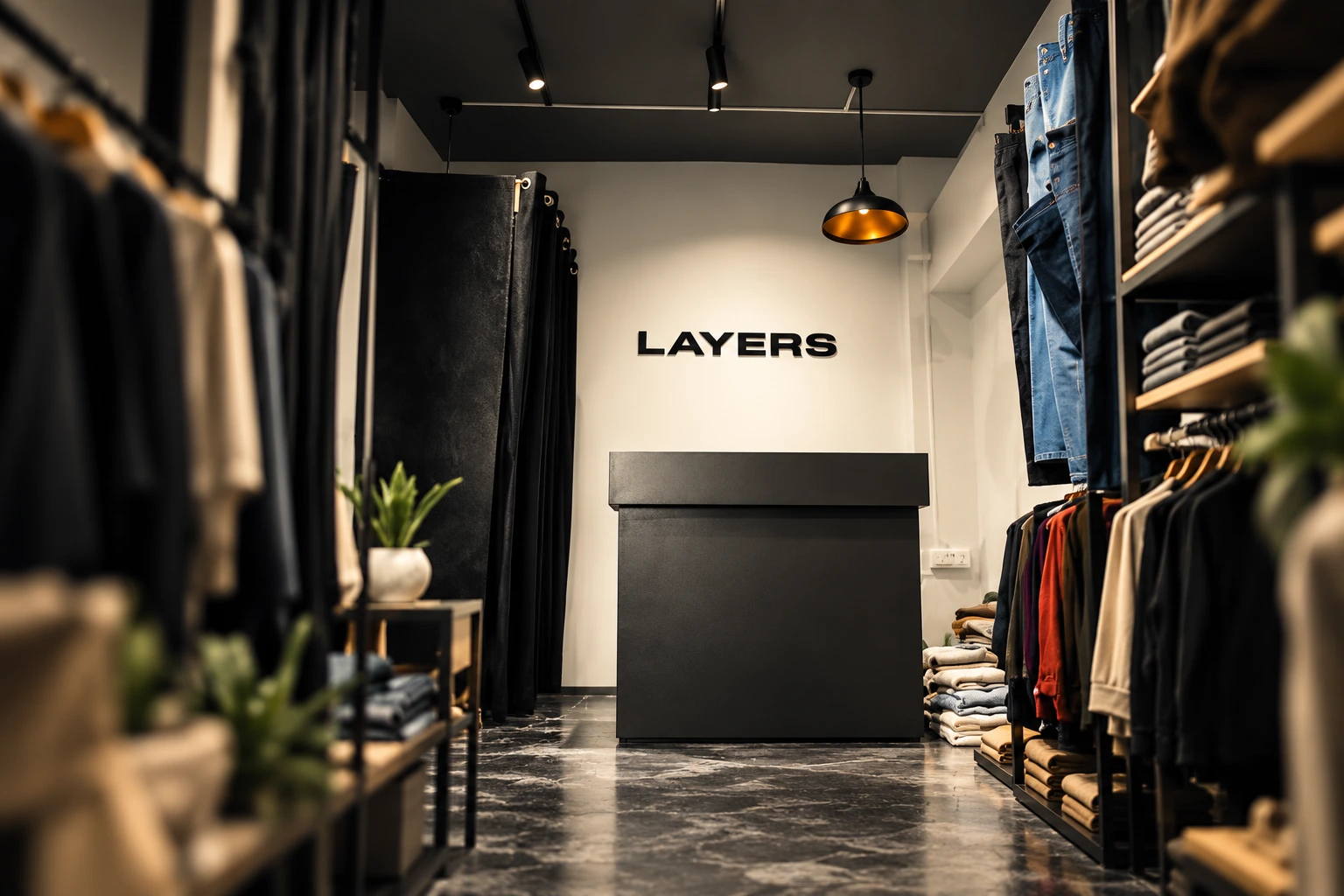 LAYERS boutique interior